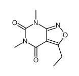 3-ethyl-5,7-dimethyl-[1,2]oxazolo[3,4-d]pyrimidine-4,6-dione结构式