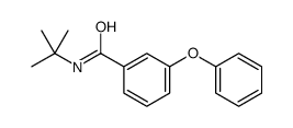 Benzamide, N-(1,1-dimethylethyl)-3-phenoxy- structure