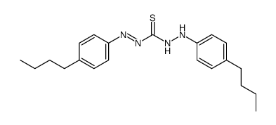 1,5-bis-(4-butyl-phenyl)-thiocarbazone结构式
