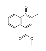 methyl 2-methylquinoline-4-carboxylate 1-oxide Structure