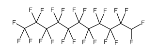 1H-PERFLUOROUNDECANE 97 Structure