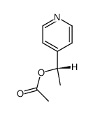 (S)-1-(4-Pyridyl)ethylacetat Structure