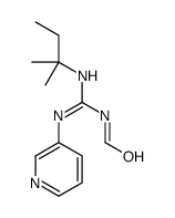 N-[(tert-Pentylamino)(3-pyridinylamino)methylene]formamide Structure