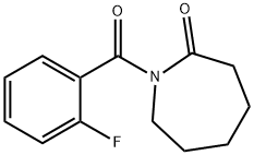 1-(2-fluorobenzoyl)azepan-2-one Structure