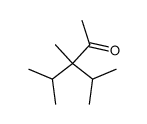 3-isopropyl-3,4-dimethyl-pentan-2-one结构式