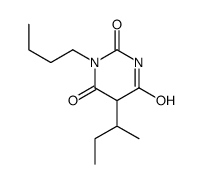 1-Butyl-5-sec-butyl-2,4,6(1H,3H,5H)-pyrimidinetrione Structure