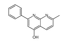 7-methyl-2-phenyl-1H-1,8-naphthyridin-4-one结构式