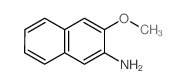 3-methoxynaphthalen-2-amine结构式