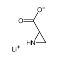 L-AZIRIDINE-2-CARBOXYLIC ACID LITHIUMSALT structure