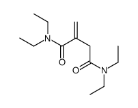 N,N,N',N'-tetraethyl-2-methylidenebutanediamide结构式