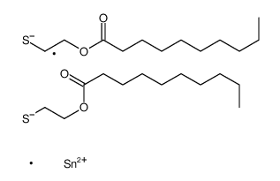 (dimethylstannylene)bis(thio-2,1-ethanediyl) didecanoate Structure