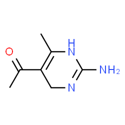 Ethanone, 1-(2-amino-1,4-dihydro-6-methyl-5-pyrimidinyl)- (9CI) structure