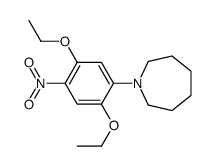 1-(2,5-Diethoxy-4-nitrophenyl)hexahydro-1H-azepine picture