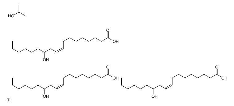[R-(Z)]-tris(12-hydroxyoleato-O1)(propan-2-olato)titanium structure