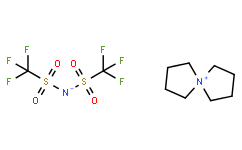 5-Azoniaspiro[4.4]nonane Bis(trifluoromethanesulfonyl)imide Structure