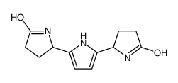 5-[5-(5-oxopyrrolidin-2-yl)-1H-pyrrol-2-yl]pyrrolidin-2-one结构式