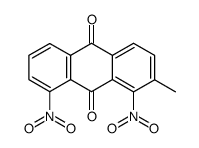 2-methyl-1,8-dinitro-anthraquinone结构式