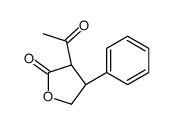 (3R,4R)-3-acetyl-4-phenyloxolan-2-one Structure
