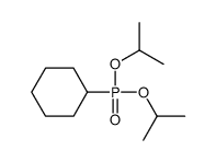 di(propan-2-yloxy)phosphorylcyclohexane结构式