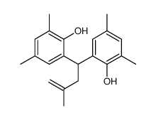 2-[1-(2-hydroxy-3,5-dimethylphenyl)-3-methylbut-3-enyl]-4,6-dimethylphenol结构式