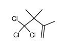 4,4,4-trichloro-2,3,3-trimethyl-1-butene Structure