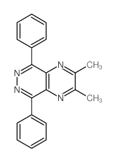 8,9-dimethyl-2,5-diphenyl-3,4,7,10-tetrazabicyclo[4.4.0]deca-2,4,6,8,10-pentaene Structure
