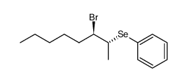 ((2R,3R)-3-bromooctan-2-yl)(phenyl)selane结构式