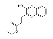 Ethyl 3-(3-hydroxy-2-quinoxalinyl)propanoate结构式