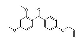 (2,4-dimethoxyphenyl)-(4-prop-2-enoxyphenyl)methanone Structure