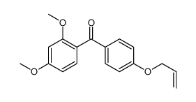 (2,4-dimethoxyphenyl)-(4-prop-2-enoxyphenyl)methanone结构式