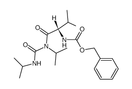 N-[Nα-(benzyloxycarbonyl)-L-valyl]-N,N'-diisopropylurea结构式