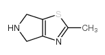 2-甲基-5,6-二氢-4H-吡咯并[3,4-D]噻唑结构式