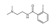 N-(N',N'-dimethylaminoethyl)-2-iodobenzamide结构式