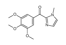 (1-Methyl-1H-imidazol-2-yl)(3,4,5-trimethoxyphenyl)methanone结构式