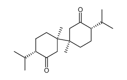 (1RS,1'RS)-4c,4'c'-diisopropyl-1,1'-dimethyl-(1rH,1'r'H)-bicyclohexyl-3,3'-dione Structure