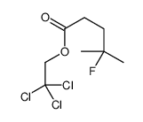 2,2,2-trichloroethyl 4-fluoro-4-methylpentanoate结构式