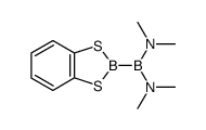 2-{bis(dimethylamino)boryl}-1,3,2-benzodithiaborole结构式