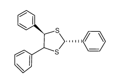 (5R)-2,4,5-triphenyl-1,3-dithiolane结构式