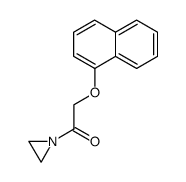 1-Aziridin-1-yl-2-(naphthalen-1-yloxy)-ethanone结构式