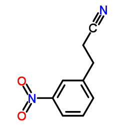 3-(3-Nitro-phenyl)-propionitrile结构式