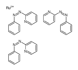 phenyl(pyridin-2-yl)diazene,ruthenium(2+)结构式
