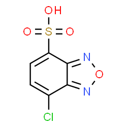 7-chloro-4-sulfobenzoxadiazole结构式