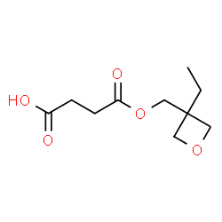 Butanedioic acid, mono[(3-ethyl-3-oxetanyl)methyl] ester (9CI) structure