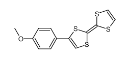 2-(1,3-dithiol-2-ylidene)-4-(4-methoxyphenyl)-1,3-dithiole Structure