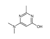 6-(dimethylamino)-2-methyl-1H-pyrimidin-4-one结构式