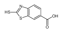 6-Benzothiazolecarboxylicacid,2,3-dihydro-2-thioxo-(9CI) Structure