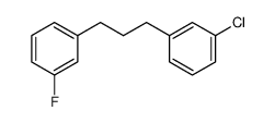 1-chloro-3-(3-(3-fluorophenyl)propyl)benzene结构式