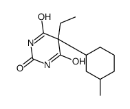 5-ethyl-5-(3-methylcyclohexyl)-1,3-diazinane-2,4,6-trione Structure