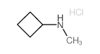 CYCLOBUTYL-METHYL-AMINE HYDROCHLORIDE Structure