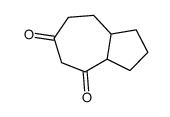 (3aS,8aR)-2,3,3a,7,8,8a-hexahydro-1H-azulene-4,6-dione Structure